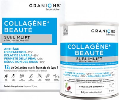 Granions Collagen+ Beauty SublimLift 300 g (Smaak : Kers)