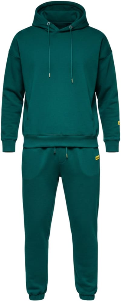 OMBRE Set - Loose Fit - Katoen - Effen Donkergroen U1 (XS-S)