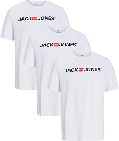 Jack & Jones Heren t-shirt 3 pack Basic