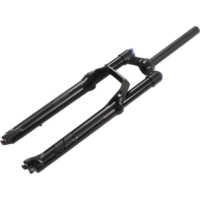 Fourche de Suspension VTT Bolany 34mm Fourche Avant Vélo Accessoire Vélo Tube Droit Contrôle par Épaules 27 po black