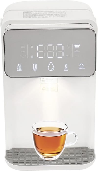 Elektrische Warmwaterdispenser 2000W - Instant Heet Water van 25-100°C met Digitaal Display
