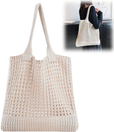 Allecto - Strandtas - Grote Bohemian Strandtas voor Vrouwen - Perfect voor Strand en Werk - Ruim en Stijlvol - Ideaal voor Winkelen - Geschikt voor...