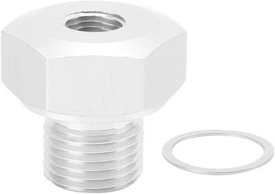 Allecto - M16 1.5 Adapter - Oil Pressure Sensor - Geschikt voor GM LS Motoren - M16-1.5 Male - Universeel Gebruik - Hoogwaardige Kwaliteit - Inclu