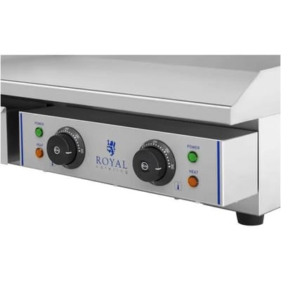 Royal Catering Elektrische bakplaat 73 cm - glad - 2 x 2,2 kW 10010251