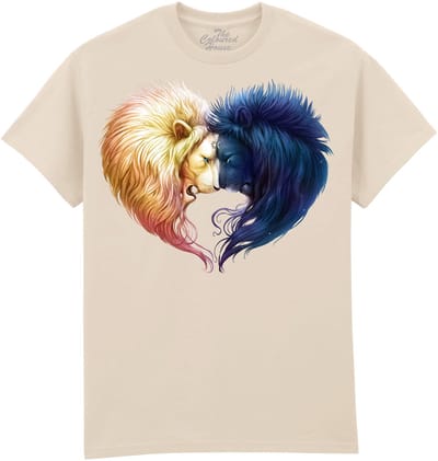 Leeuwen Day And Night - Lion The Coloured House T-shirt XL