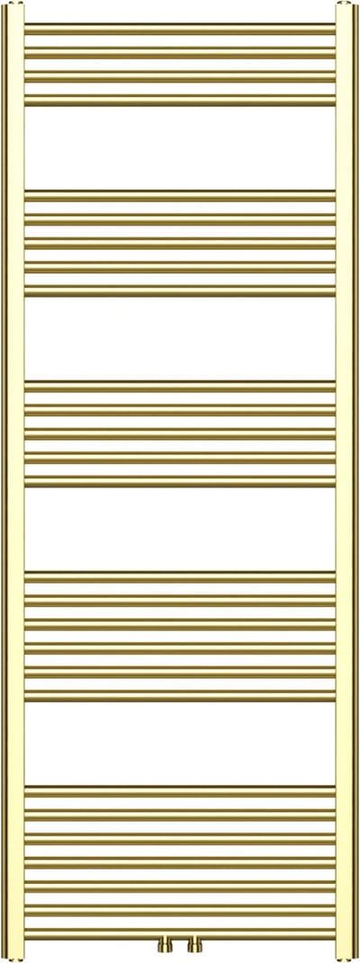 BELRAD Badkamer radiator 1600x600mm - Geborsteld Goud - Middenaansluiting - 557W