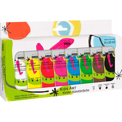 KREUL Kids Art Kinder kunstenaarverf, 8 x 20 ml