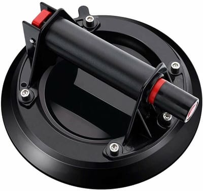 Zuignappen - Van 20 cm (8 inch) - Vacuümlifter Glaslift - Krachtige Industriële Glazen Zuignappen - Plaatlifter voor Glas, Tegels, Marmer - Max. 150 kg - Zwart