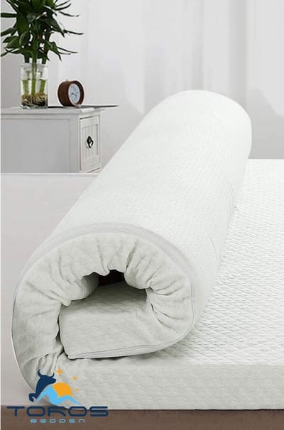 Topmatras Ergonomisch - Topper Hotel XL - HR Koudschuim 9cm dik° Topdek - Comfort Bamboo Tijk - STEVIG - 140x200 - Anti Bacterieel