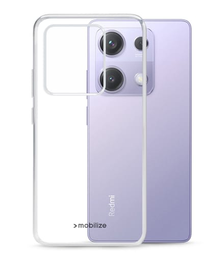 Mobilize Doorzichtig Hoesje geschikt voor Xiaomi Redmi Note 14S Telefoonhoesje Flexibel TPU | Mobilize Gelly Case Backcover | Doorzichtig Telefoonhoesje Redmi Note 14S | Redmi Note 14S Case | Back Cover - Transparant