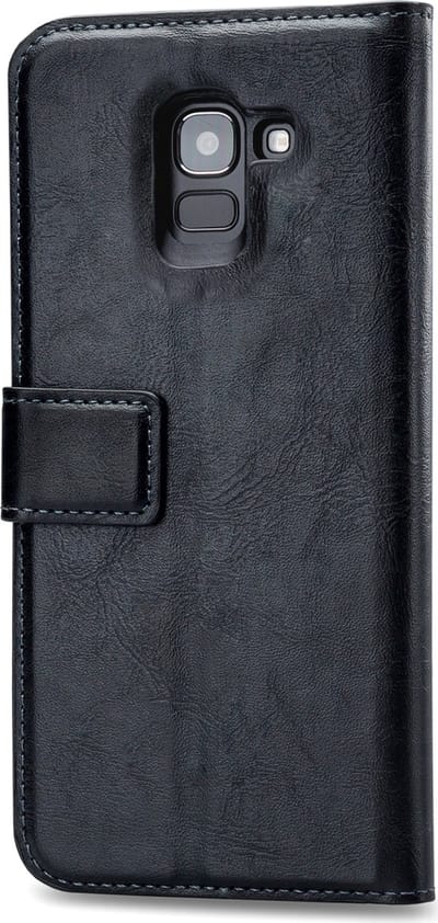 Mobilize Telefoonhoesje geschikt voor Samsung Galaxy J6 (2018) Hoesje | Mobilize Magnet Uitneembare 2in1 Bookcase | Pasjeshouder voor 3 Pasjes | Telefoonhoesje voor Pinpas / OV Kaart / Rijbewijs - Zwart
