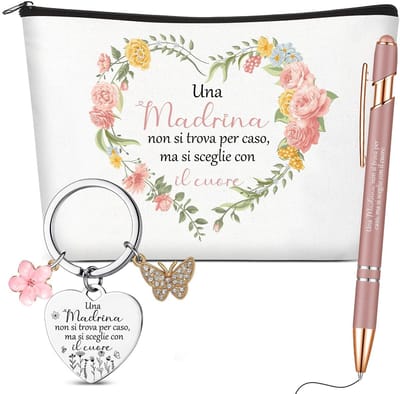 Dailygoods- Peetmoeder Cadeau Uniek Aandenken - Sleutelhanger - Pen - Tas - Cadeauset - Voor Verjaardag/Jubileum