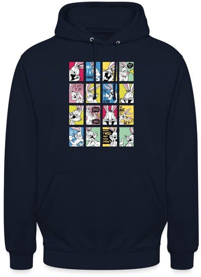 Looney Tunes Bugs Bunny Tiles Hoodie Unisex