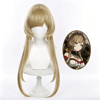 Jeu Genshin Impact Nouveau Marionnette Sandrone Costume Cosplay Ensemble Complet Uniforme Marionnette Sandrone Costume Cosplay Accessoires de Jeu de Rôle XXXL beige