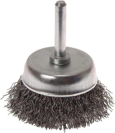 Draadborstel Opsteekuitvoering - Metaalborstel Reiniger - Oppervlak Reinigen - Voor Moeilijk Bereikbare Plekken - 50 x 20 mm - Metaal