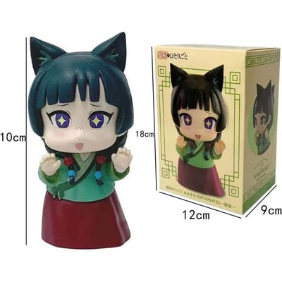Anime The Apothecary Diaries Figuur Maomao Noodle Stopper Figuur Schattige Kattenoor Versie. PVC Collectie Model Poppen Speelgoed voor Kinderen Duurzame Cadeaus