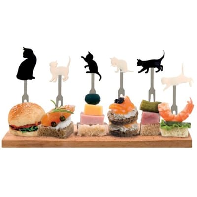 Legami aperitiefvorken meow à 6 stuks