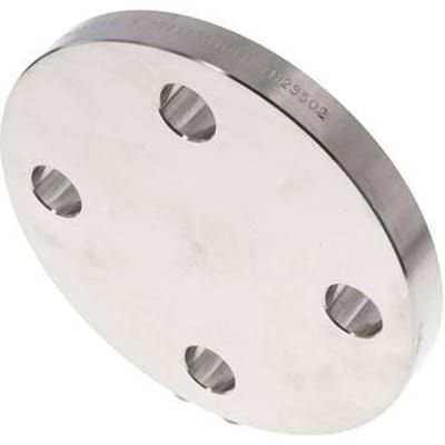 Blindflens DN250-PN16 RVS 1.4571 DIN 2527 En EN 1092-1 (Type 05)
