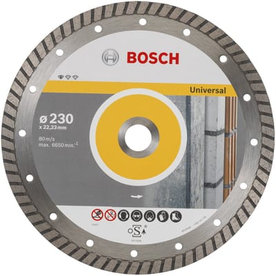 Bosch Accessories 2608603252 2608603252 Diamanten doorslijpschijf Diameter 230 mm Boordiameter 22.23 mm Beton 10 stuk(s)