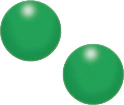 Aidapt Stressbal om hand pols of onderarm te versterken 2 stuks - Groen
