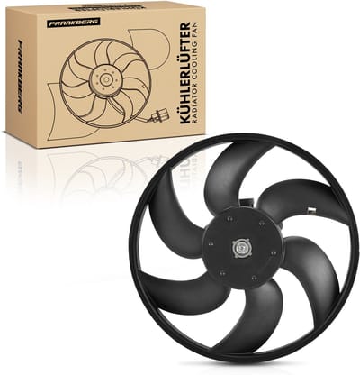 Frankberg 1x Motorradiator enkele ventilator