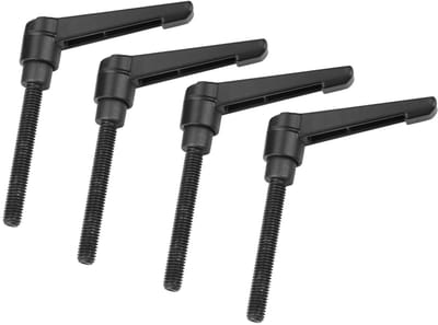 Shopcentral - M8 Universele Klemhendel - Verstelbare Klemhendel - Rvs - Klemhendel voor Mechanische Toepassingen - 4 Stuks - Voor Diverse Machines