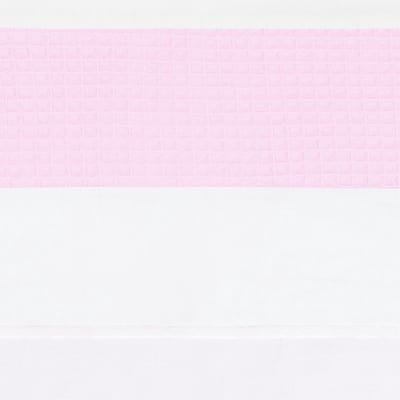 BINK Bedding Wieglaken Wafel (Pique) roze 75 x 100 cm