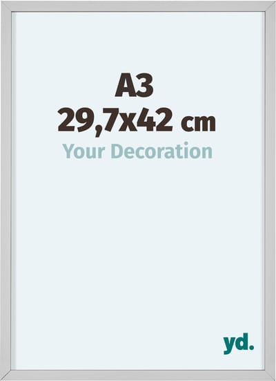 Your Decoration - Fotolijst A3 29,7x42 cm - Aluminium - Wit - Virginia