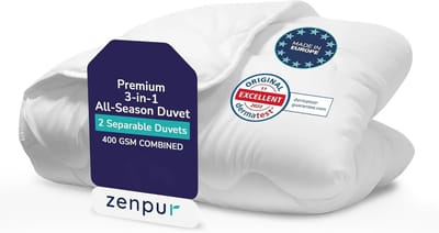 Premium 4-seizoenen dekbed 240x220 cm - Ademend en Oeko-Tex gecertificeerd 3-in-1 systeem