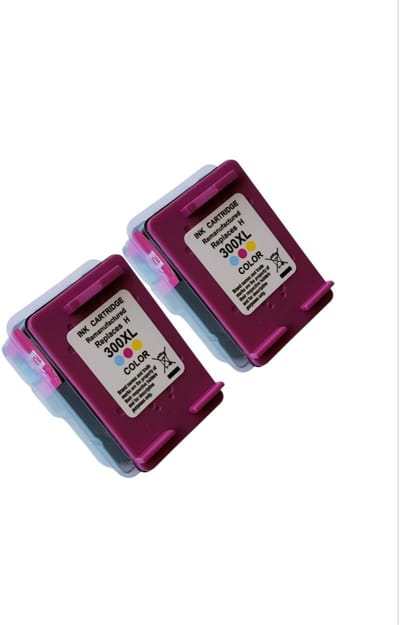 KATRIZ® remanufactured inkt HP300XL kleur (2 stuks) | HP Deskjet D1660/D1663/D2500/D2530/D2545/D2560/D2563/D2566/D2660/D5560/F2420/F2480/F2492/F4210/F4213/F4224/F4235/F4240/F4272/F4273/F4274/F4275/F4280/F4283/F4288/F4292/F4293/F4294/F4470