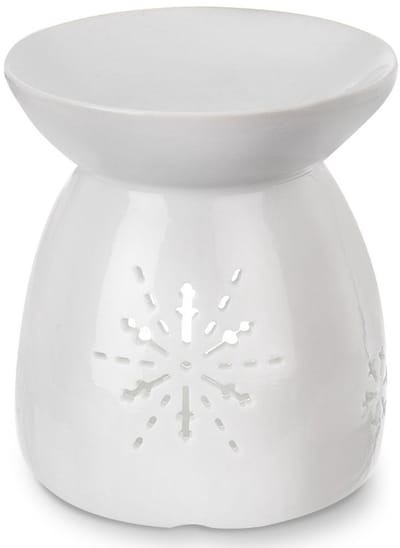 Orion Winter - Geurbrander - Keramisch - Decoratief - Met sneeuwwerk motief