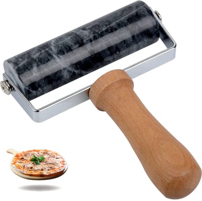 Unyqoos ® Elegante Marmeren Deegroller met Antiaanbaklaag voor Veelzijdig Gebruik in de Keuken