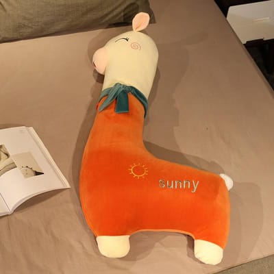 Alpaga Oreiller de Sommeil Poupée Jouet Jambes Poupée en Peluche Poupée Fille Cadeau 70cm