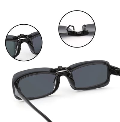 PD® - Overzet Zonnebril Dames 37mm - Clip on Zonnebril - Clip On Zonnebril Vrouwen - Voorzet Zonnebril Dames - Overzet Zonnebril Polariserend