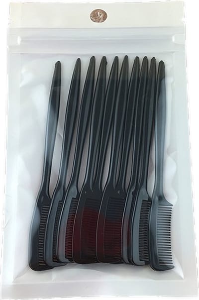 Eyelash Comb Wimperkam Lang Zwart 10 Stuks
