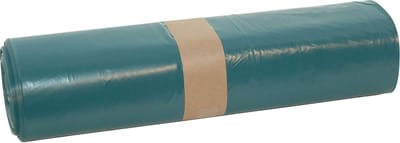 Afvalzakken 65/25x140cm LDPE kliko 110x140cm uitgevouwen T70my blauw 100st