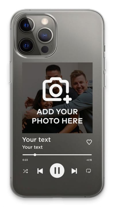 Gepersonaliseerd - Case Company® - Hoesje geschikt voor iPhone 13 Pro Max hoesje - Music Player - Soft Cover Telefoonhoesje - Bescherming aan alle Kanten en Schermrand