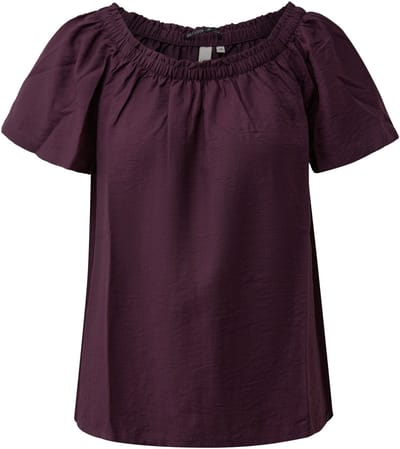 Blouse met halslijn voor vrouwen QS Loose Fit