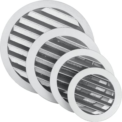 Rond Ventilatierooster 200 mm voor Effectieve Ventilatie en Insectenbescherming