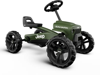 BERG Buzzy JEEP® Sahara Skelter - Officieel licentieproduct - 2+ jaar - Verstelbare Stoel - Anti-lek EVA banden - Groen