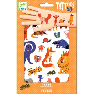 DJECO tattoo's Funny Animals