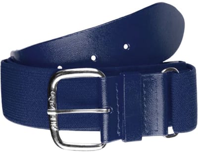All Star 1025 1-1/4" Adjustable Elastic Belt Youth Kleur Navy Belts voor Sport Honkbal/Softball