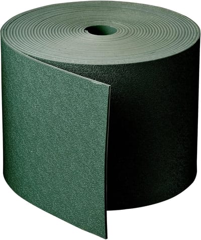Borderrand Kunststof - Tuinrand Grond - Tuin Afscheiden - Gemaakt van Gerecycled Materiaal - 10 Meter Rol 15cm - Groen
