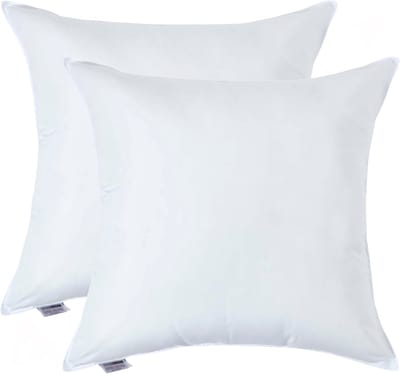 Homescapes kussenvullingen set van 2 – 55×55 cm – supermicrovezel binnenkussens – OEKO-TEX® – hypoallergeen – wasbaar