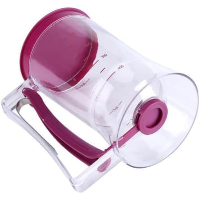 Tasse de mesure - CHG® - 900 ml - Distributeur manuel - Résistant à la chaleur - ABS transparent et violet