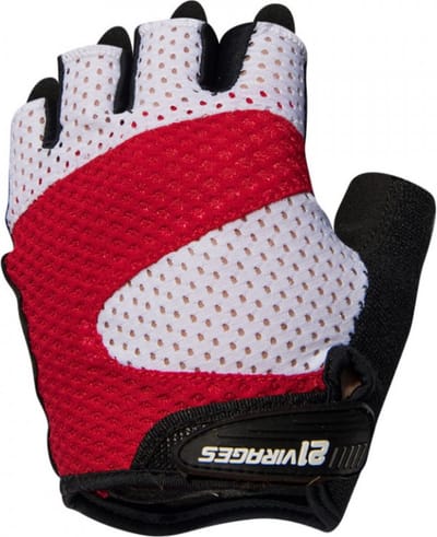 21Virages fietshandschoenen zomer unisex Rood Wit / Summer cycling glove Airflow Red white - S
