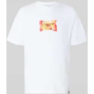 Regular fit t-shirt met motiefprint model 'Road Side Snack'