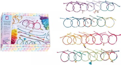 Janod - Les Ateliers Bijoux - 30 Regenboog wikkelarmbanden maken