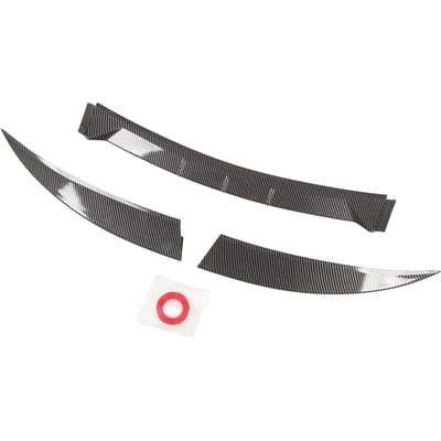 3 Stuks Achterkofferbak Spoiler Lip Splitter Koolstofvezel Kleur Vervanging voor Tesla Model 3 2017 tot 2023 gray
