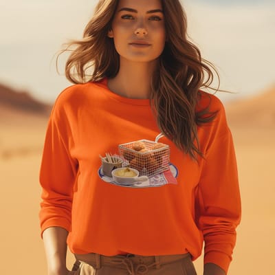 Oranje EK WK & Koningsdag Trui Bitterballen - MAAT XS - Uniseks Pasvorm - Oranje Feestkleding Dames & Heren